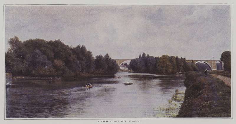 La rivière Marne et le viaduc de Nogent, France - French Photographer