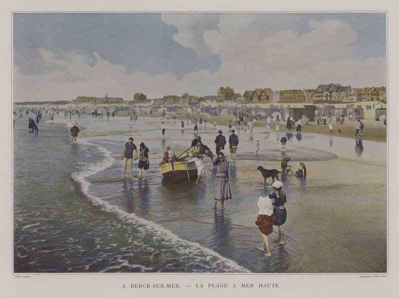 La plage à marée haute, Berck-sur-Mer, France - French Photographer