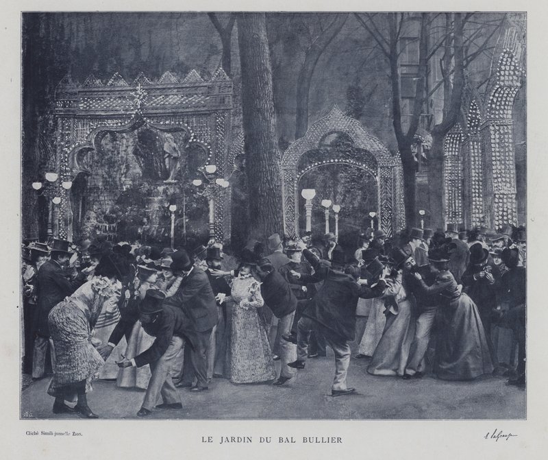 Le jardin du Bal Bullier, Paris - French Photographer