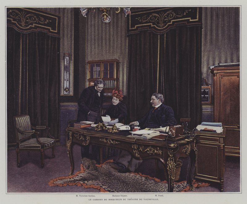 Le bureau du directeur du Théâtre du Vaudeville, Paris - French Photographer
