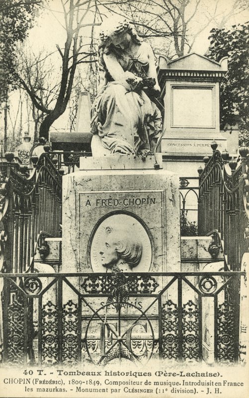 Tombe de Frédéric Chopin, Cimetière du Père Lachaise, Paris - French Photographer