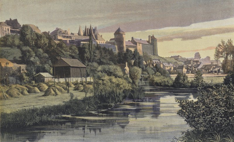 Vitré, Château, Vue au nord prise du val - French Photographer