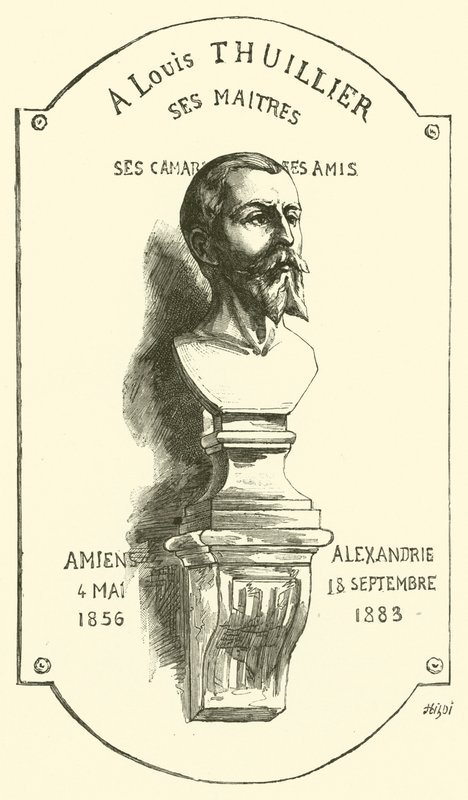A Louis Thuillier ses maitres (engraving) - French School