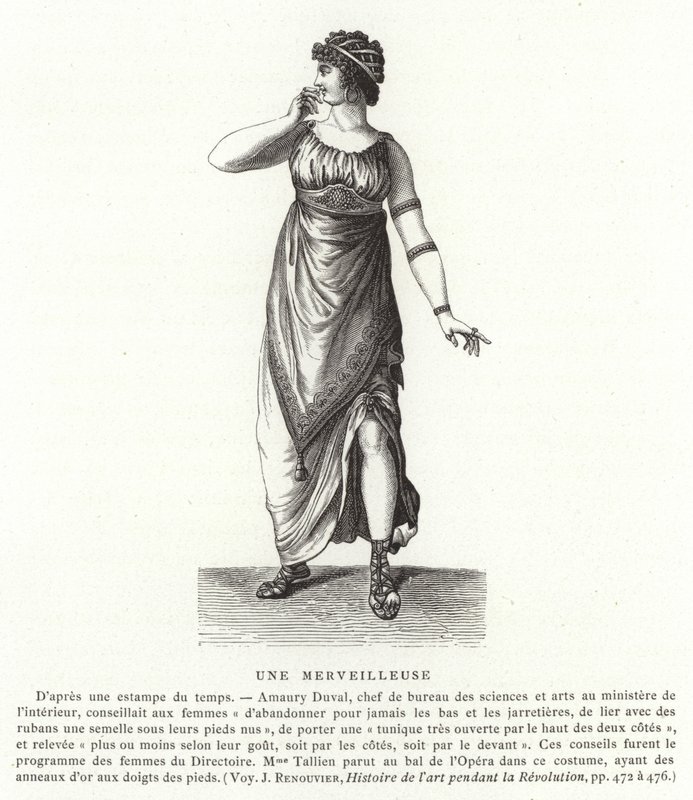 Une Merveilleuse - French School