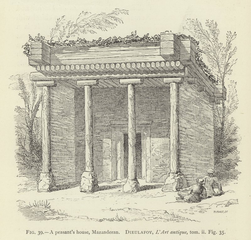 Maison de paysan, Mazandéran - French School