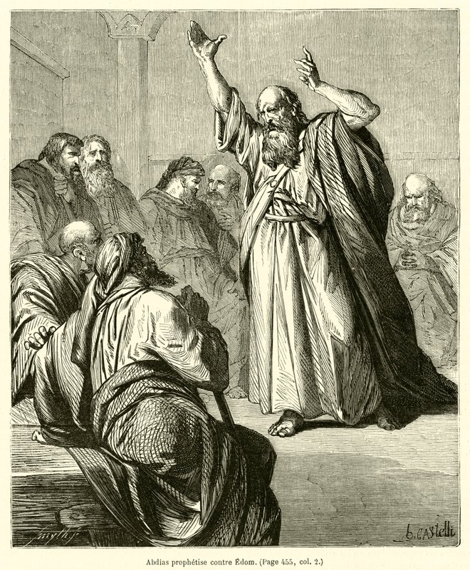 Abdias prophétise contre Édom - French School
