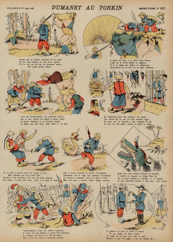 Aventures de Dumanet, un soldat français, au Tonkin - French School