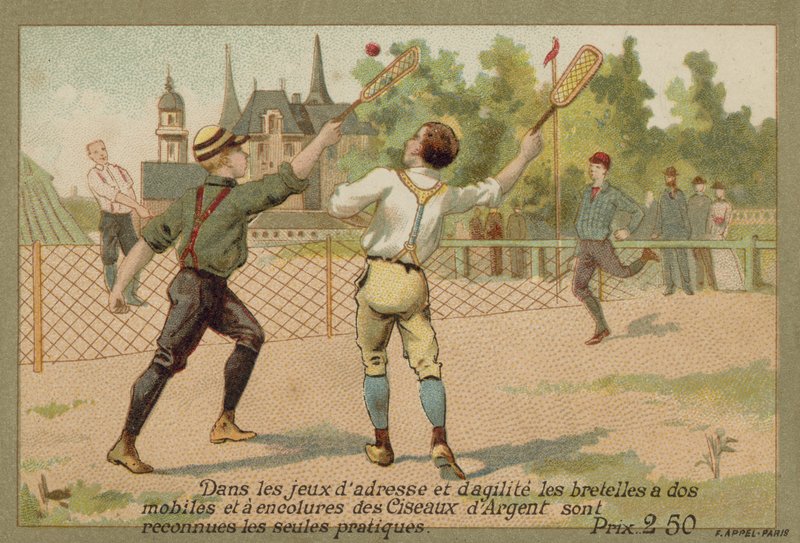 Publicité pour les bretelles Ciseaux d