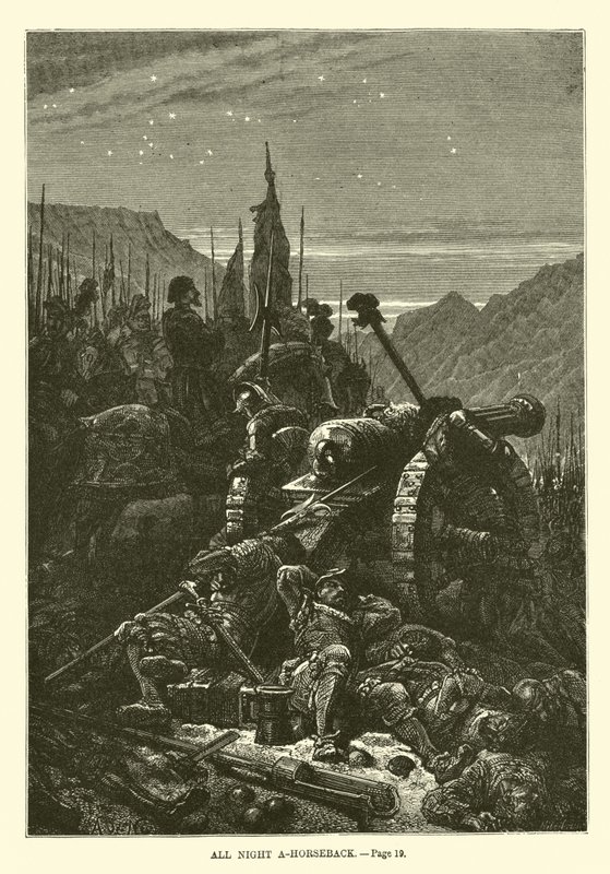 Toute la nuit à cheval - French School