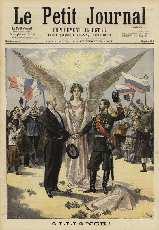 Alliance entre la France et la Russie, 1897 - French School