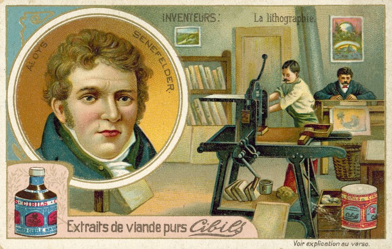 Alois Senefelder, inventeur de la lithographie - French School