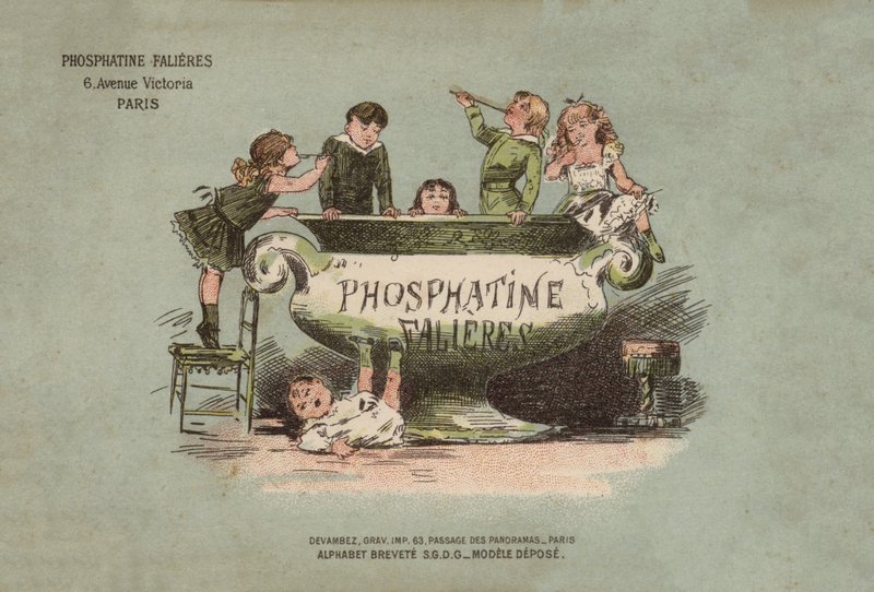 Alphabet De La Phosphatine Falières (lithographie en couleur) - French School