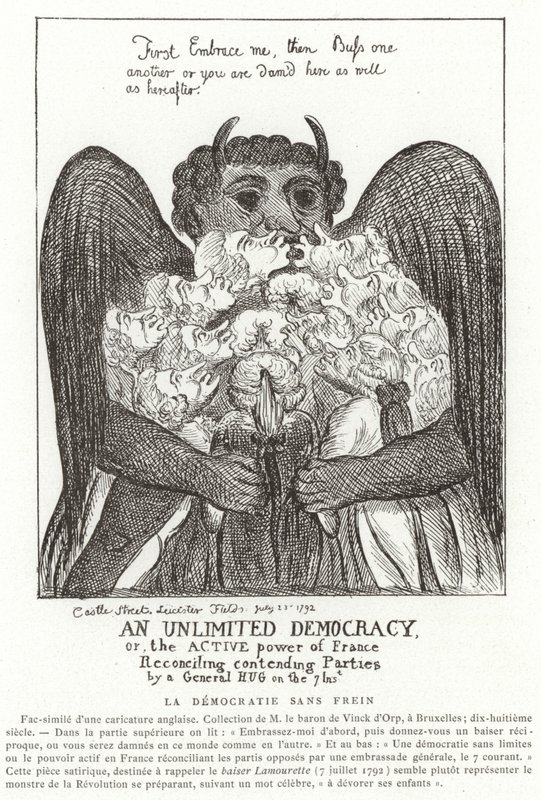 Une démocratie illimitée, 1792 - French School