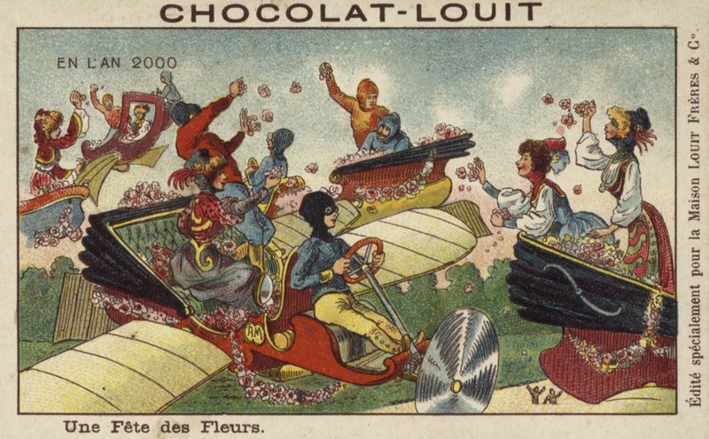 Un festival de fleurs aérien en l