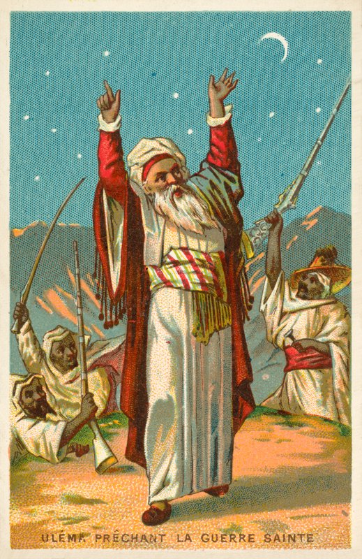 Un uléma prêchant le Jihad - French School