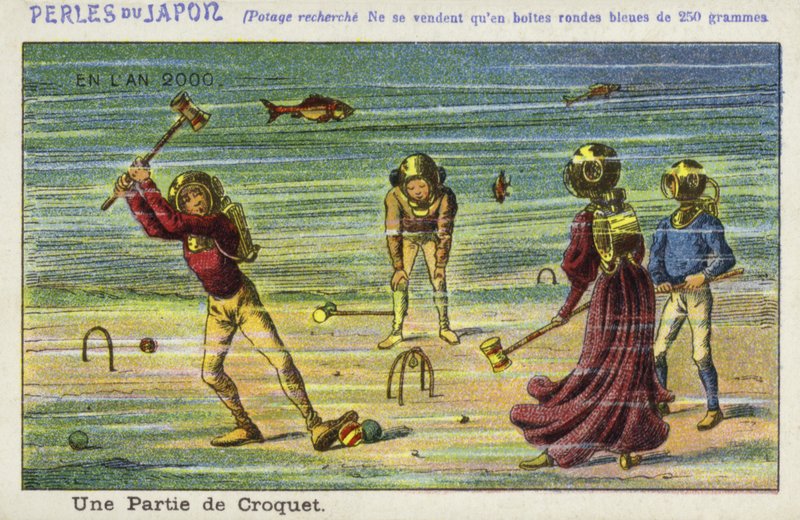 Une partie de croquet sous-marine en l