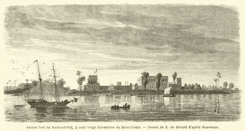 Ancien fort de Richard-Toll, à cent vingt kilomètres de Saint-Louis - French School