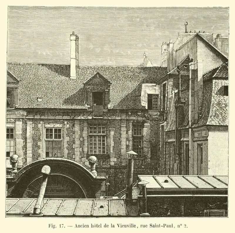 Ancien hôtel de la Vieuville, rue Saint-Paul, no 2 - French School