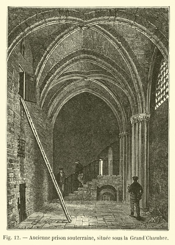 Ancienne prison souterraine, située sous la Grand-Chambre - French School