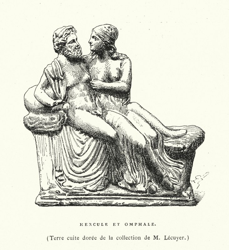 Sculpture en terre cuite grecque antique d