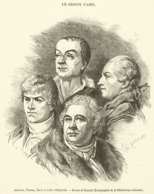 Andrieux, Thomas, Ducis et Collin d