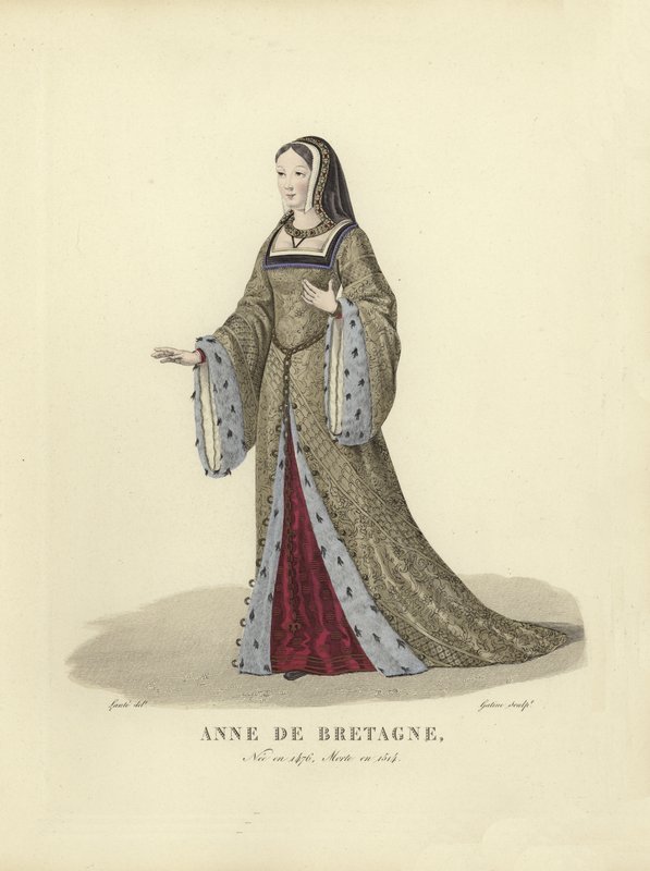 Anne de Bretagne, reine consort de Charles VIII et Louis XII de France - French School