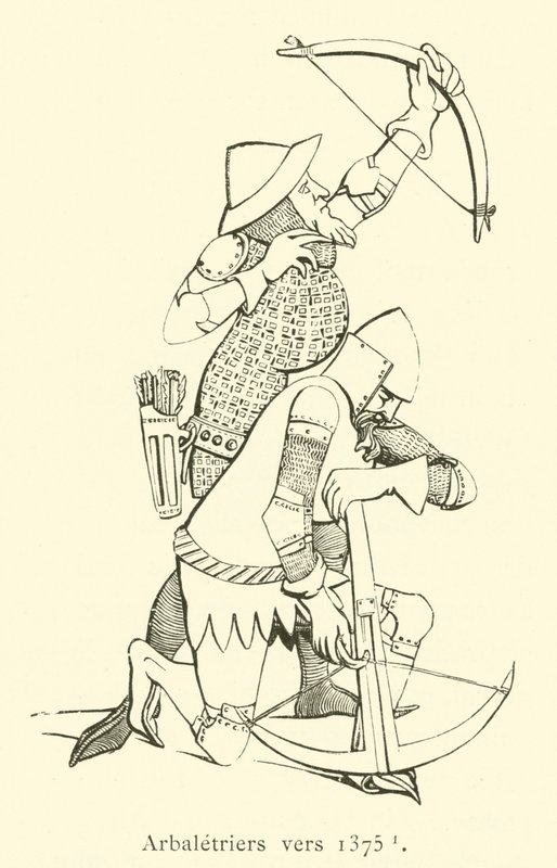 Arbalétriers vers 1375 - French School