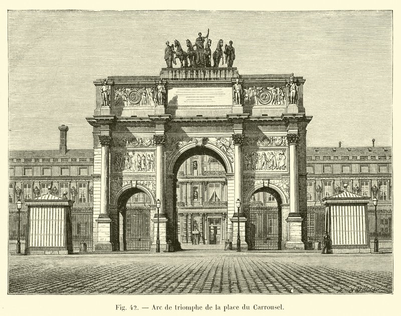 Arc de triomphe de la place du Carrousel - French School