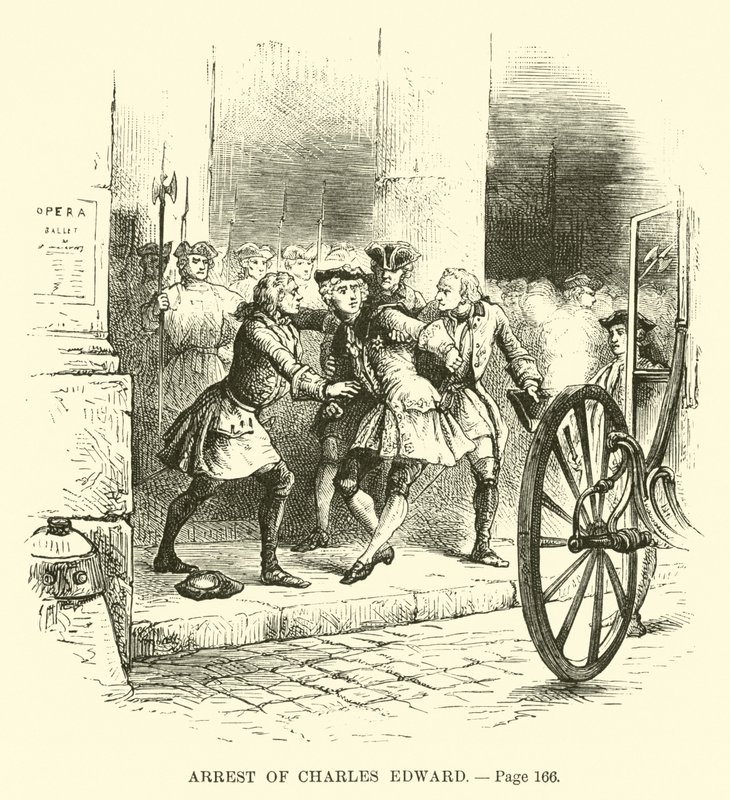 Arrestation de Charles Edward - French School