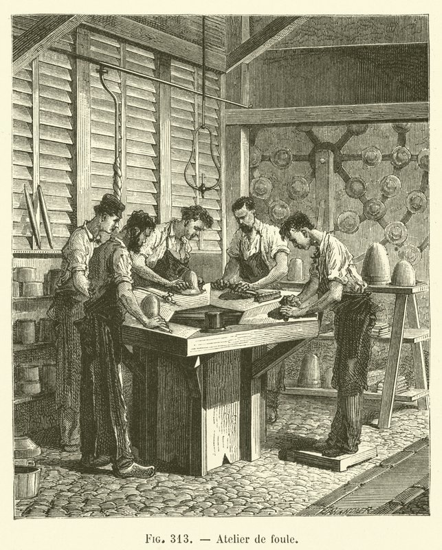 Atelier de foule - French School