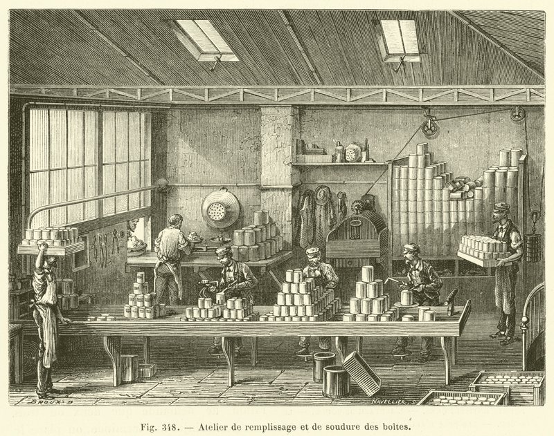 Atelier de remplissage et de soudure des boites - French School