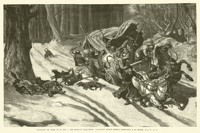 Aventures De Terre Et De Mer - French School
