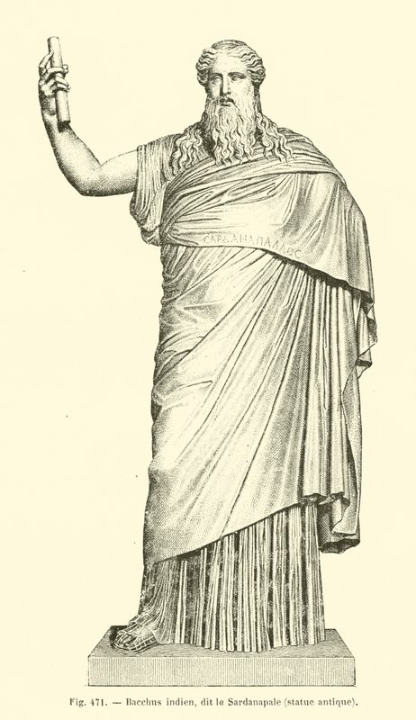 Bacchus indien, dit le Sardanapale - French School