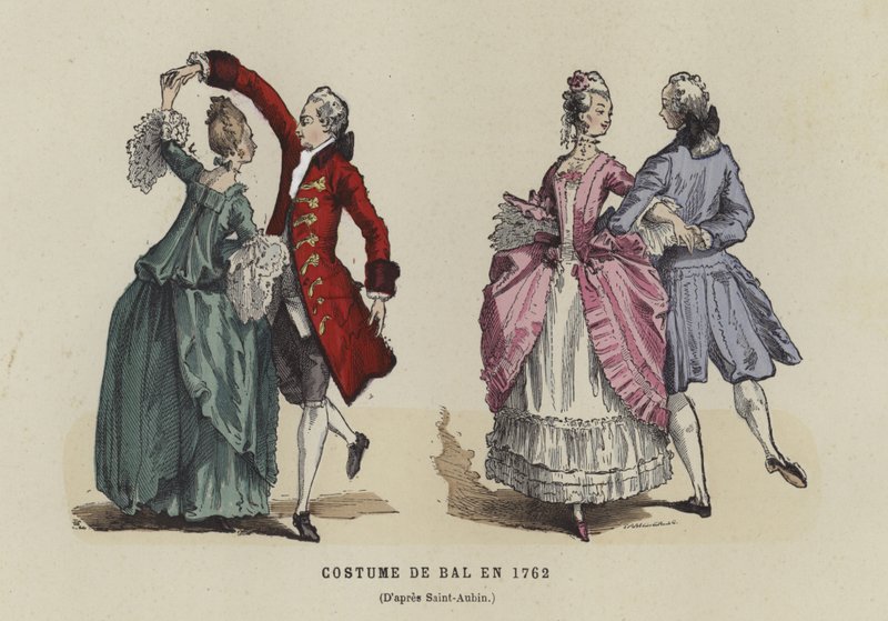 Costume de bal, 1762 - French School