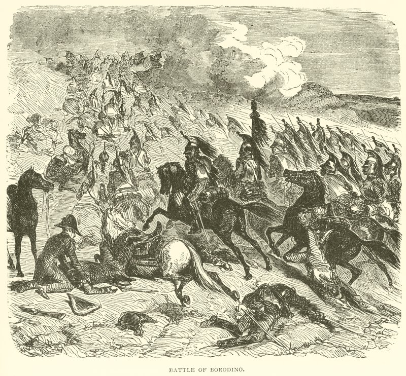 Bataille de Borodino (gravure) - French School