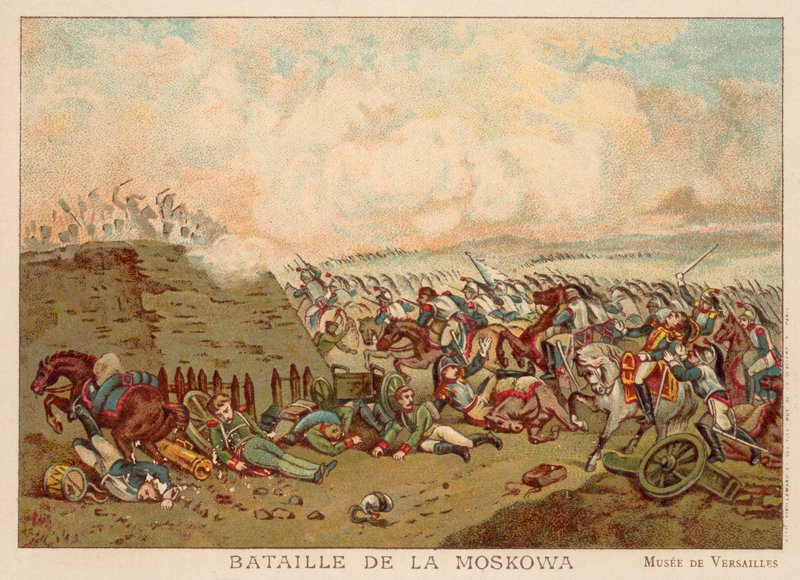 Bataille de Borodino, Russie - French School