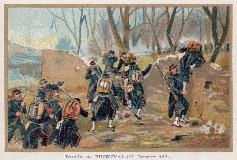Bataille de Buzenval - French School