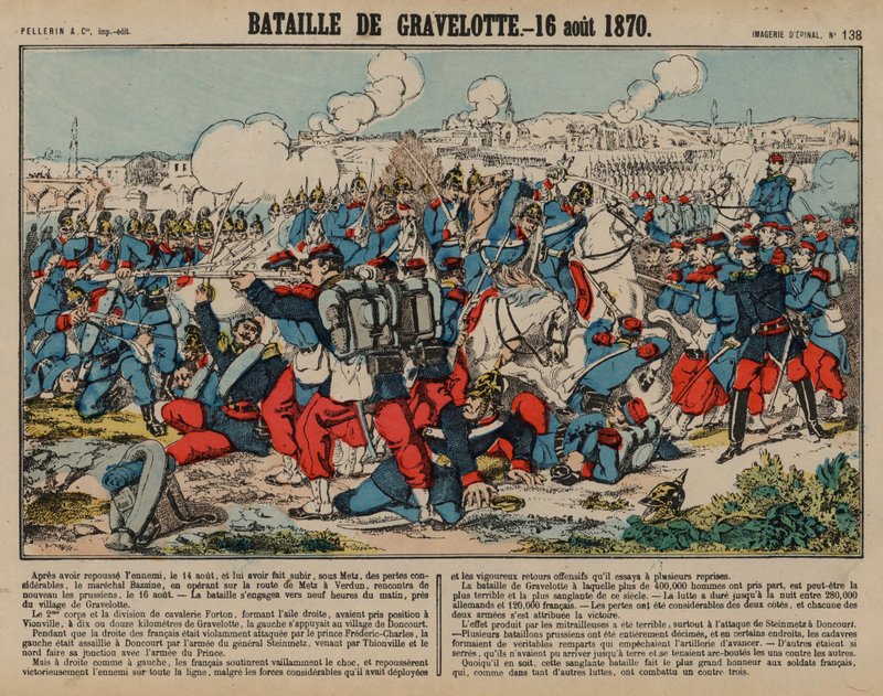 Bataille de Gravelotte, Guerre franco-prussienne - French School