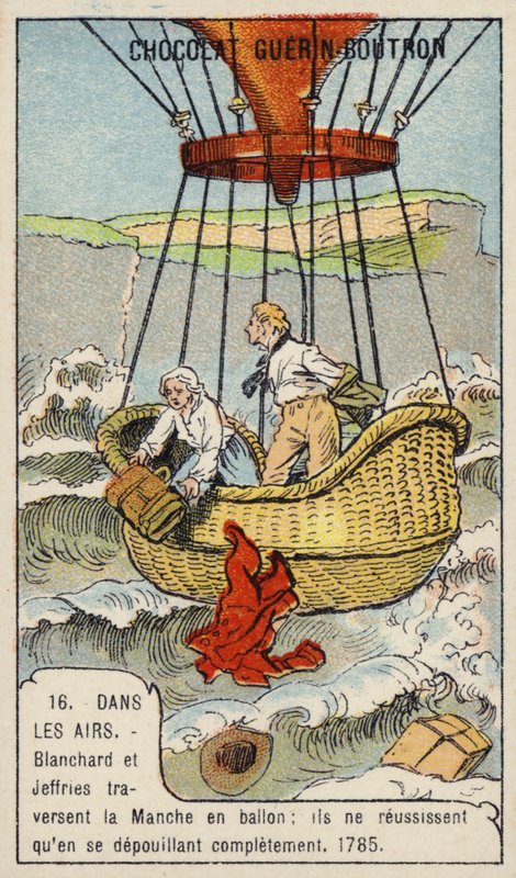 Blanchard et Jeffries réalisent la première traversée réussie de la Manche en montgolfière - French School