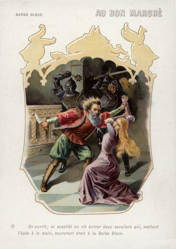 La femme de Barbe-Bleue est sauvée de la mort par l