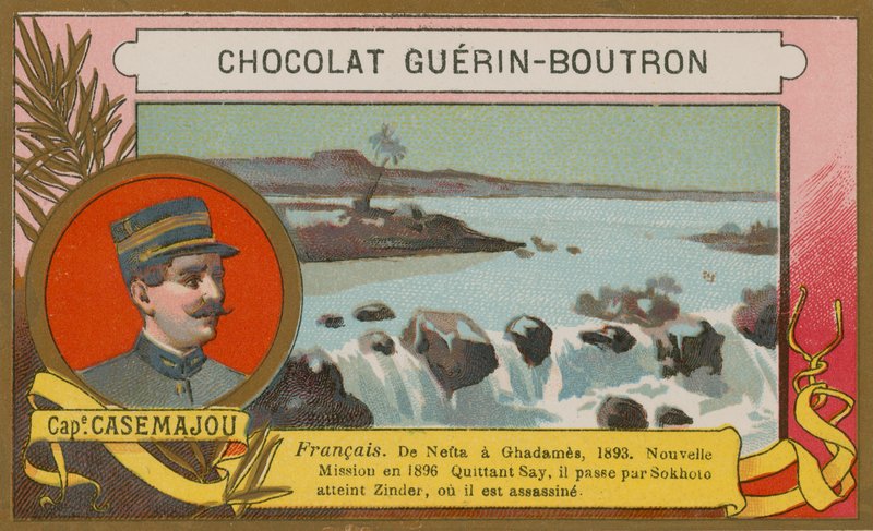 Capitaine Casemajou, soldat et explorateur français du 19ème siècle - French School