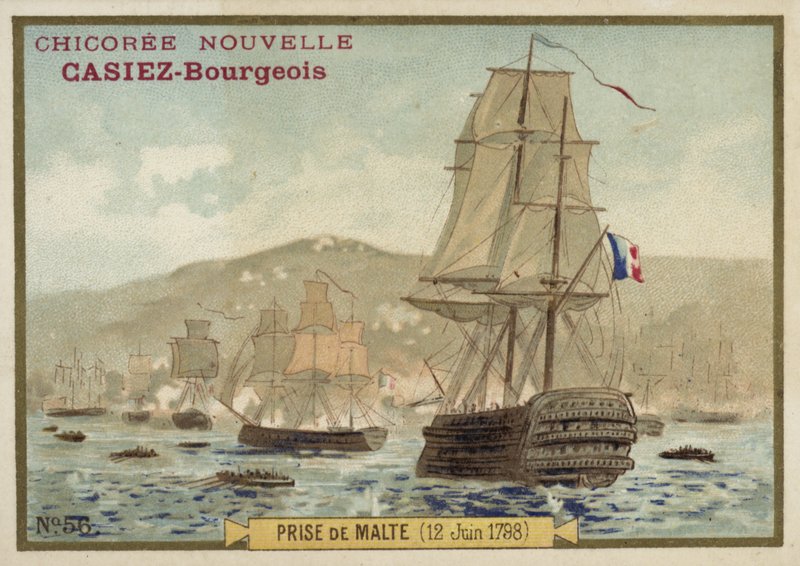 Capture de Malte par les Français, 12 juin 1798 - French School