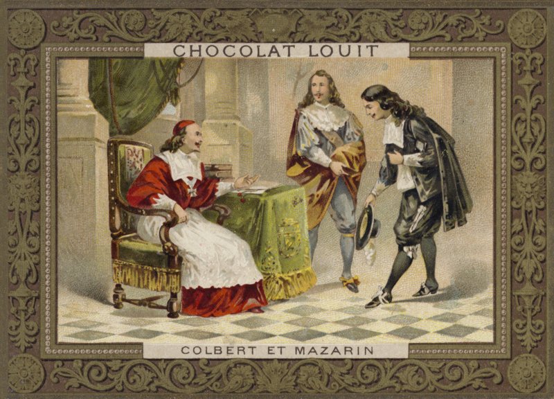 Cardinal Mazarin et Jean-Baptiste Colbert, hommes d