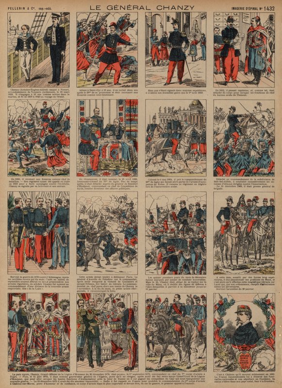 Carrière du général français Alfred Chanzy - French School