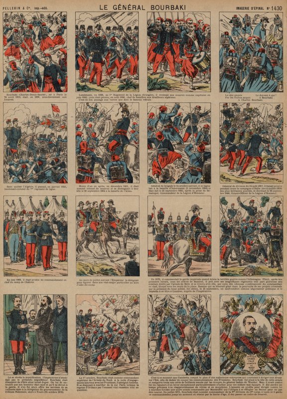 Carrière du général français Charles-Denis Bourbaki - French School