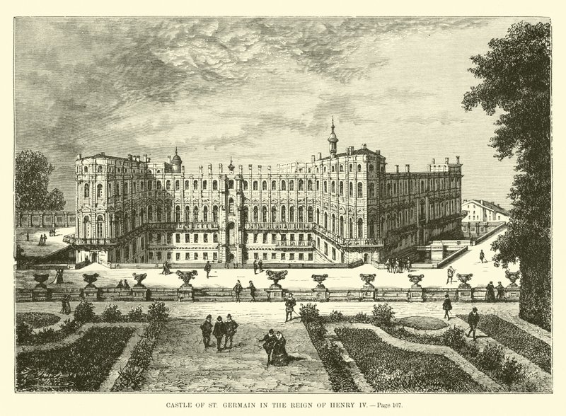 Château de Saint-Germain sous le règne de Henri IV - French School