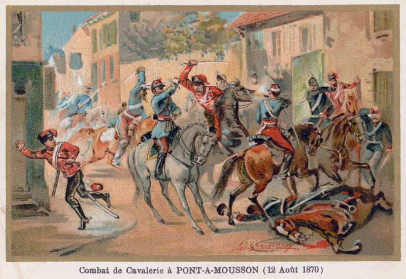 Combat de cavalerie à Pont-à-Mousson - French School