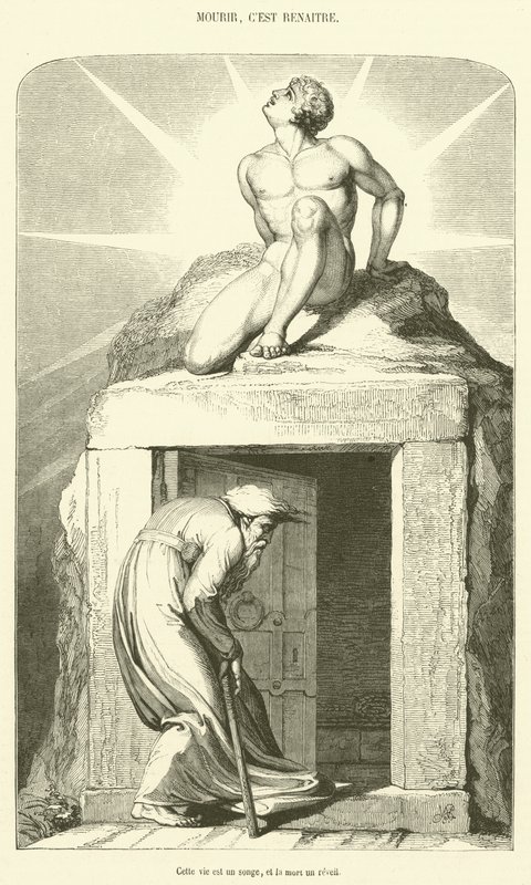 Cette vie est un songe, et la mort un réveil - French School