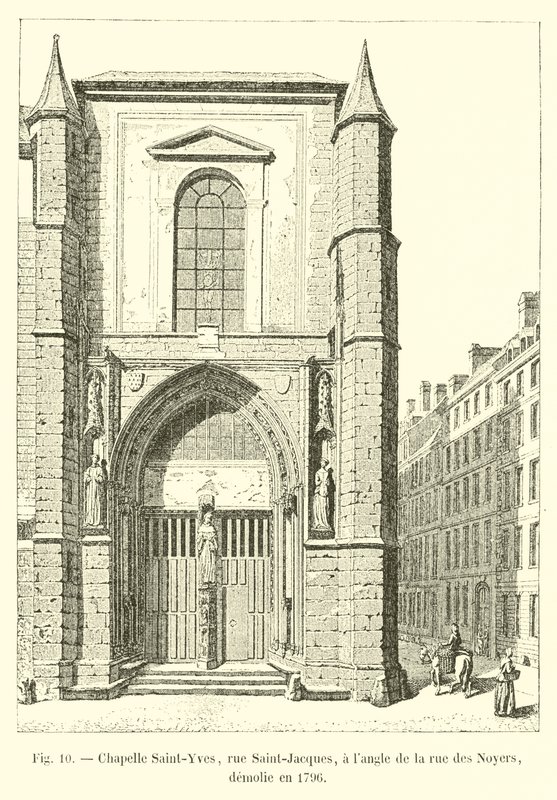 Chapelle Saint-Yves, rue Saint-Jacques, à l