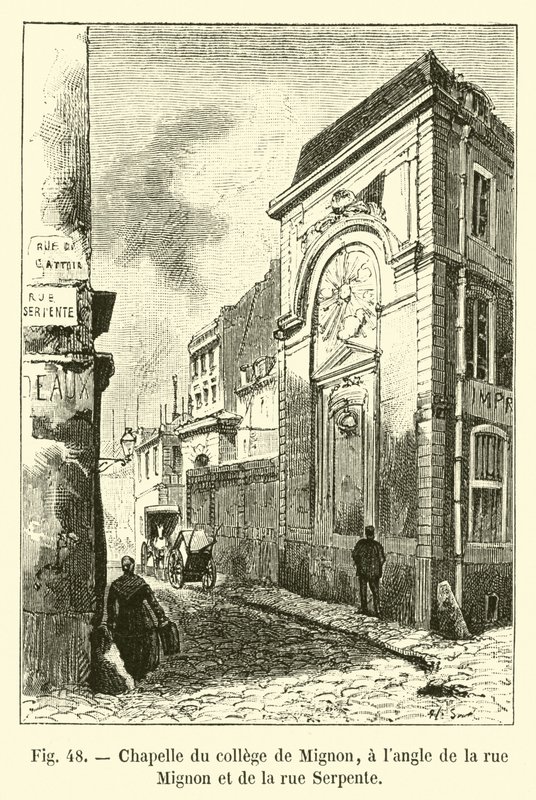 Chapelle du collège de Mignon, à l